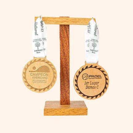 Medallas terciado